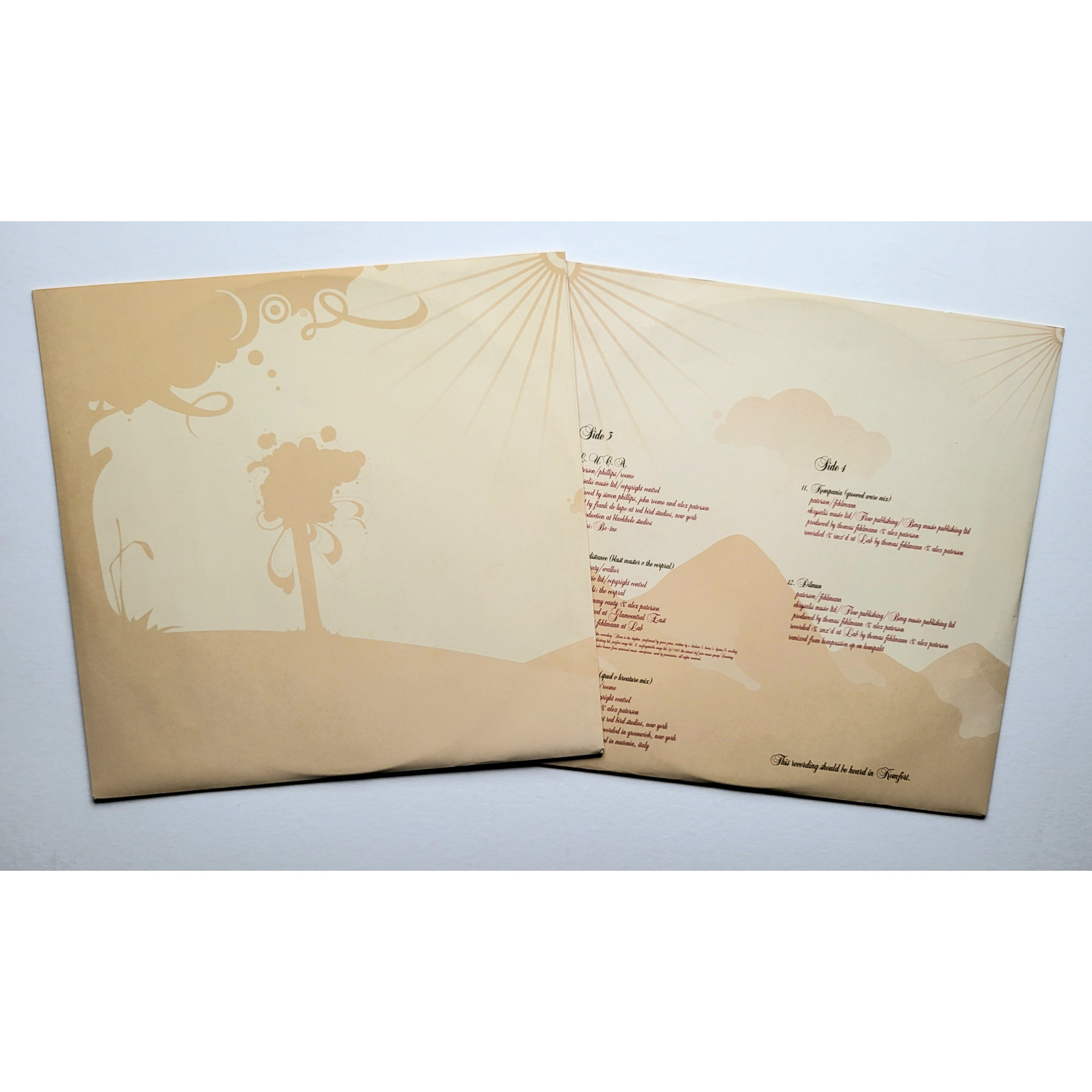The Orb Bicycles And Tricycles LP Vinyl 2004